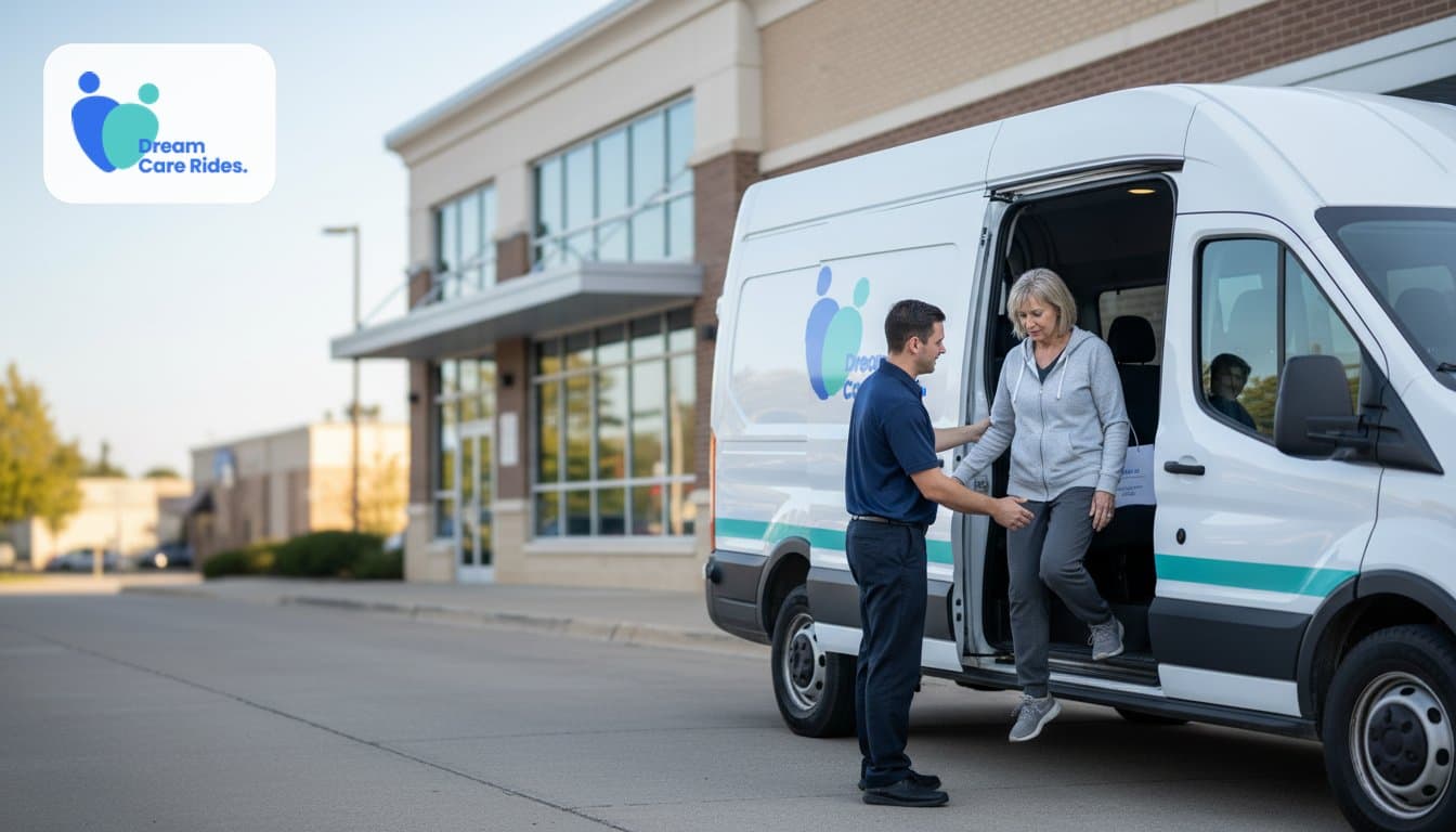 Post-surgical patient transportation with careful boarding assistance in Chicago
