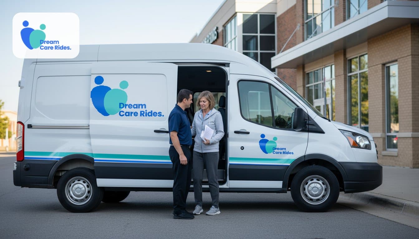 Mental health appointment transportation with compassionate driver service