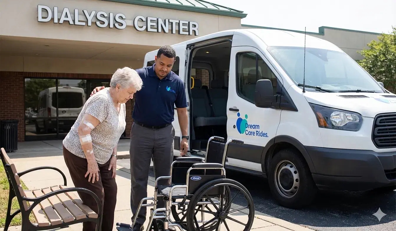 Dream Care Rides wheelchair transport for dialysis patients