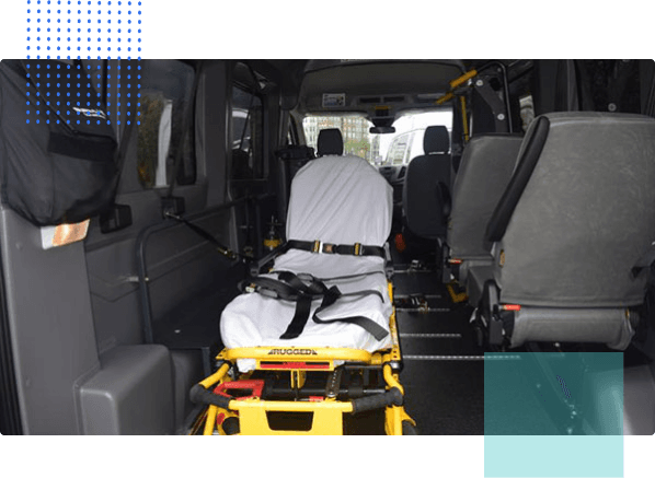 NEMT service coverage vehicle for DreamCareRides non-emergency medical transportation