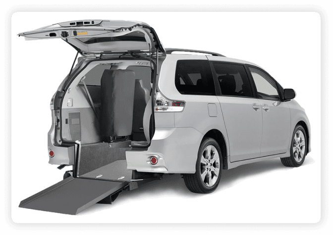 Fleet of ADA-compliant vehicles ready for service